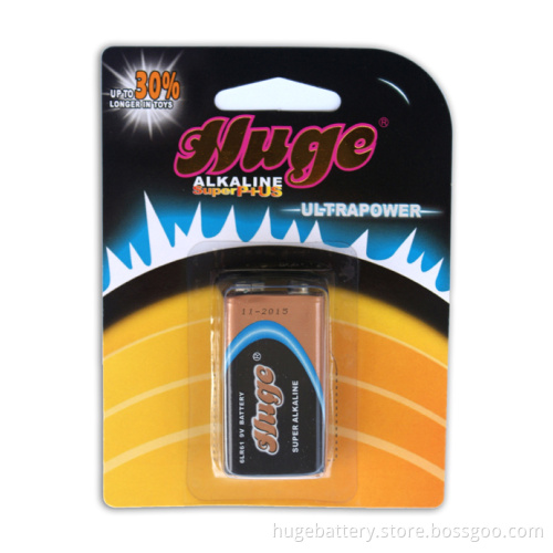 Super High Quality 9V Carbon Zinc Battery (6F22)